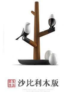 image-Happy stalk magpie bird human body intelligent induction led night light rechargeable balance wall lamp wardrobe table lamp