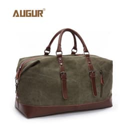 image-AUGUR Canvas Travel Bag 20-35L Army Green