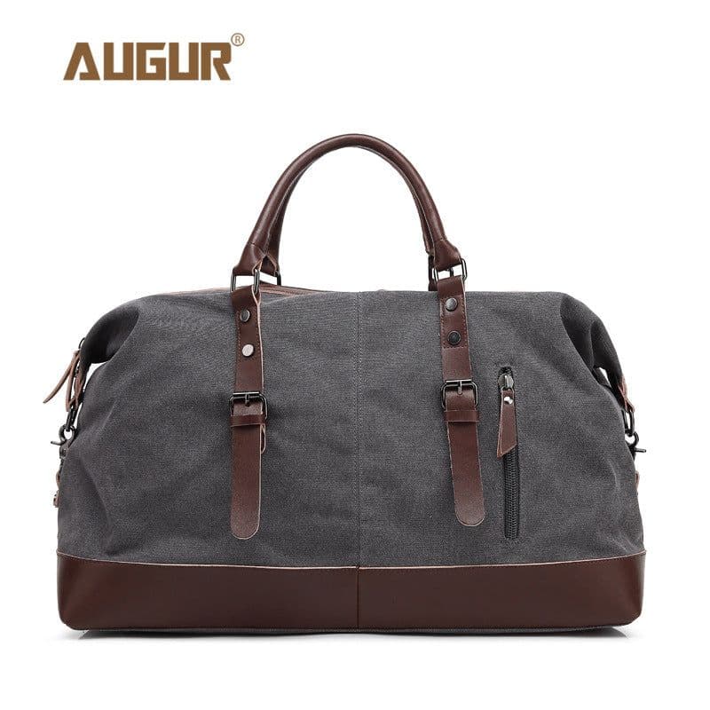 image-AUGUR Canvas Travel Bag 20-35L Army Green