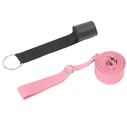 image-Spot ballet stretch belt on the door, soft opening split, one-word horse trainer pull belt, yoga stretch belt