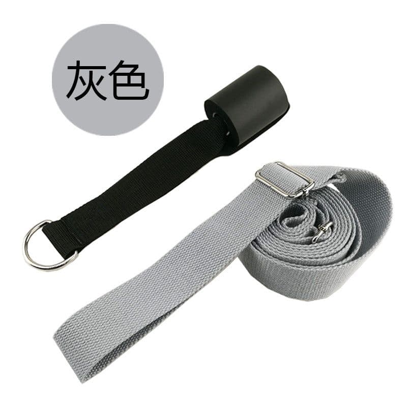 image-Spot ballet stretch belt on the door, soft opening split, one-word horse trainer pull belt, yoga stretch belt