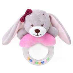 image-Cute creative cartoon rabbit fox sheep hand ring hand bell baby plush toy manufacturers spot wholesale