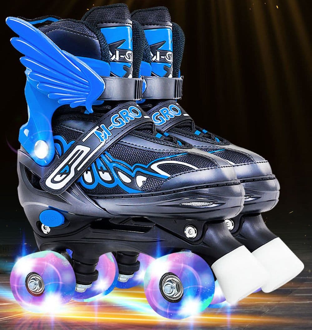 image-Children Adjustable Skates Roller Skates Boys Girls Kid's Roller 4-Wheels Outdoor Sports Skates