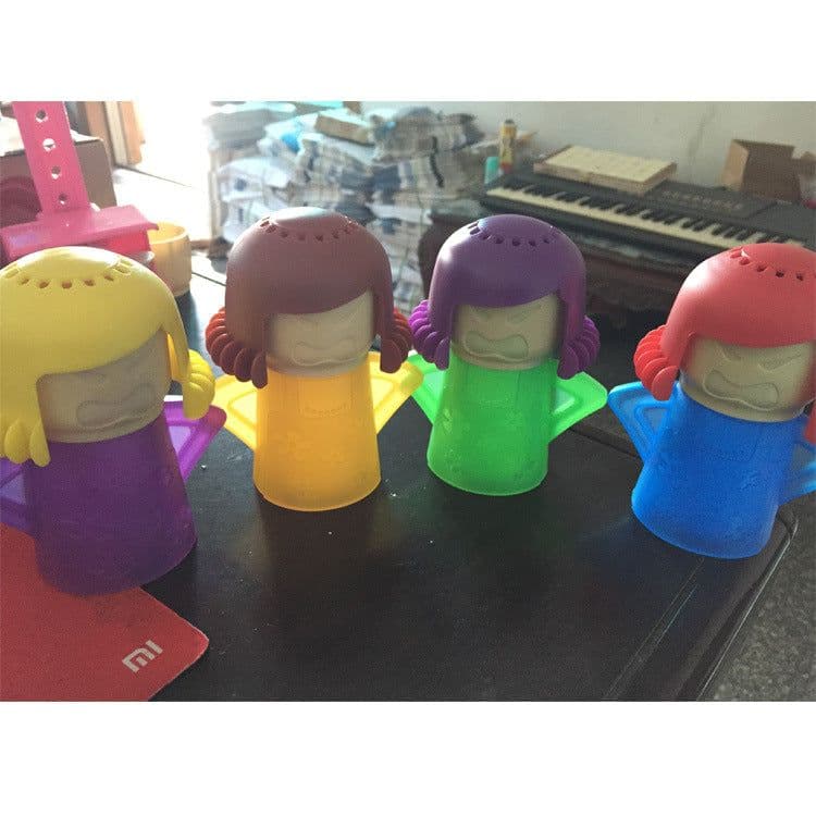 image-TV New Product Angry Mom OPP Bag Packaging Microwave Cleaner
