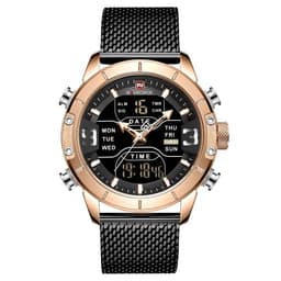 image-Casual Mesh Band Watch For Men