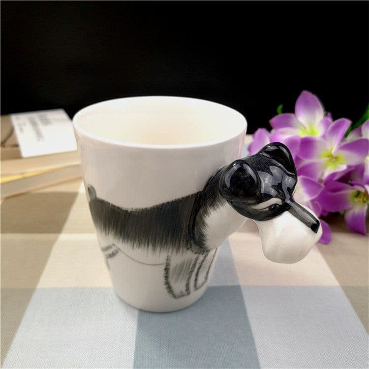 image-Creative Ceramic Water Cup Of Cartoon Dog