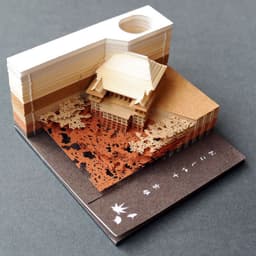 image-Harry Potter notes the same paragraph Kiyomizu Temple three-dimensional creative 3D hand torn notes gift net celebrity cultural and creative paper carving wholesale