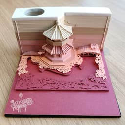 image-Harry Potter notes the same paragraph Kiyomizu Temple three-dimensional creative 3D hand torn notes gift net celebrity cultural and creative paper carving wholesale