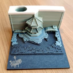 image-Harry Potter notes the same paragraph Kiyomizu Temple three-dimensional creative 3D hand torn notes gift net celebrity cultural and creative paper carving wholesale