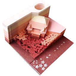 image-Harry Potter notes the same paragraph Kiyomizu Temple three-dimensional creative 3D hand torn notes gift net celebrity cultural and creative paper carving wholesale