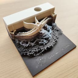 image-Harry Potter notes the same paragraph Kiyomizu Temple three-dimensional creative 3D hand torn notes gift net celebrity cultural and creative paper carving wholesale