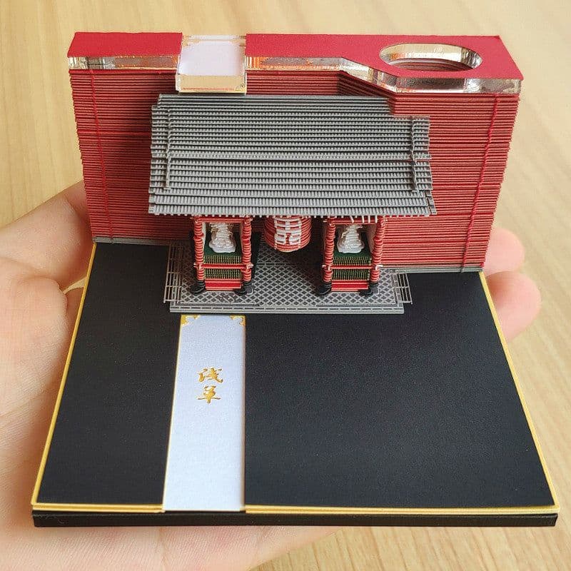 image-Harry Potter notes the same paragraph Kiyomizu Temple three-dimensional creative 3D hand torn notes gift net celebrity cultural and creative paper carving wholesale