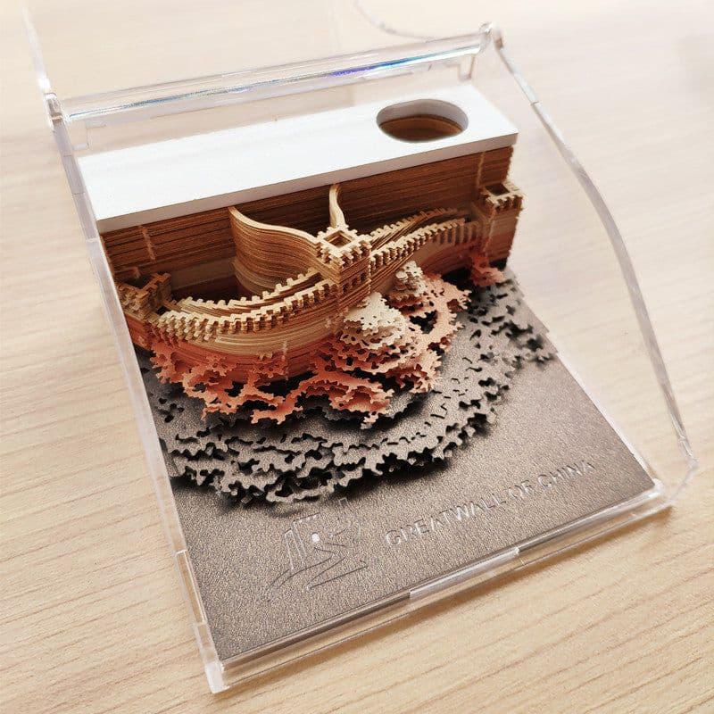 image-Harry Potter notes the same paragraph Kiyomizu Temple three-dimensional creative 3D hand torn notes gift net celebrity cultural and creative paper carving wholesale