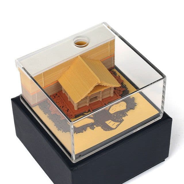 image-Harry Potter notes the same paragraph Kiyomizu Temple three-dimensional creative 3D hand torn notes gift net celebrity cultural and creative paper carving wholesale