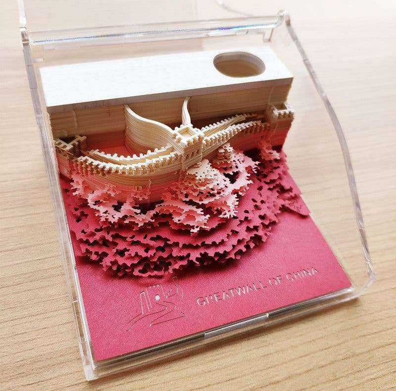 image-Harry Potter notes the same paragraph Kiyomizu Temple three-dimensional creative 3D hand torn notes gift net celebrity cultural and creative paper carving wholesale