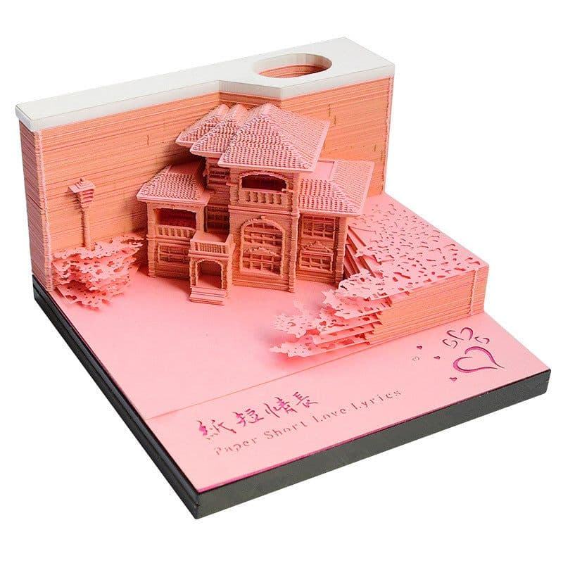 image-Harry Potter notes the same paragraph Kiyomizu Temple three-dimensional creative 3D hand torn notes gift net celebrity cultural and creative paper carving wholesale