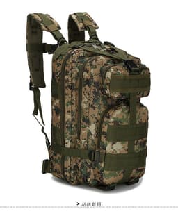 image-Tactical 30L Backpack - Military Camouflage Oxford Waterproof Outdoor Bag