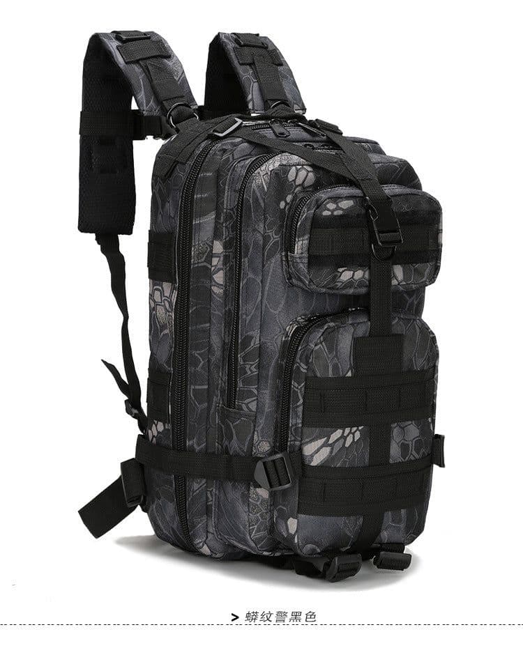 image-Tactical 30L Backpack - Military Camouflage Oxford Waterproof Outdoor Bag