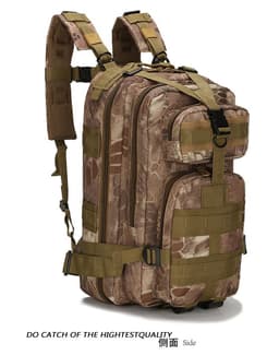 image-Tactical 30L Backpack - Military Camouflage Oxford Waterproof Outdoor Bag
