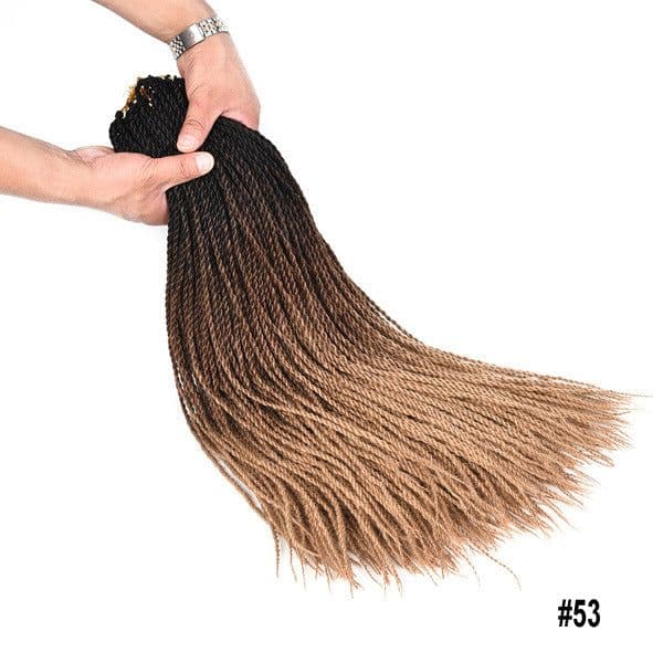image-Factory direct color braids, dirty braids, twisted braids, big braids, crochet braids hair 30 pieces