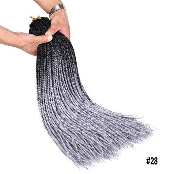 image-Factory direct color braids, dirty braids, twisted braids, big braids, crochet braids hair 30 pieces