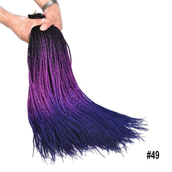 image-Factory direct color braids, dirty braids, twisted braids, big braids, crochet braids hair 30 pieces