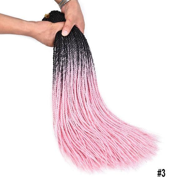 image-Factory direct color braids, dirty braids, twisted braids, big braids, crochet braids hair 30 pieces