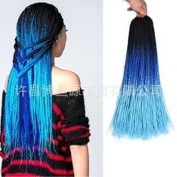 image-Factory direct color braids, dirty braids, twisted braids, big braids, crochet braids hair 30 pieces