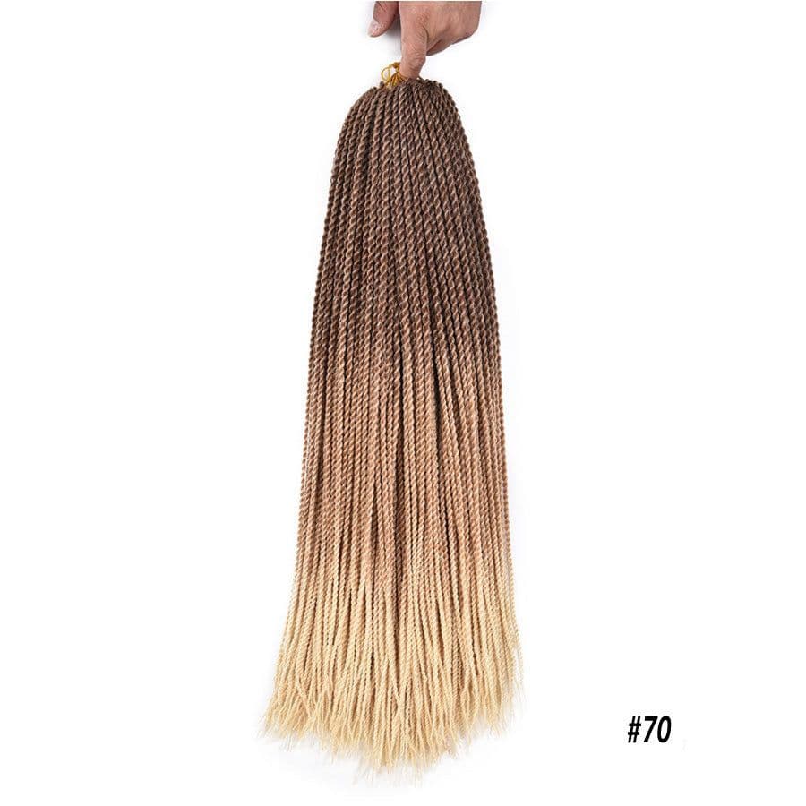 image-Factory direct color braids, dirty braids, twisted braids, big braids, crochet braids hair 30 pieces