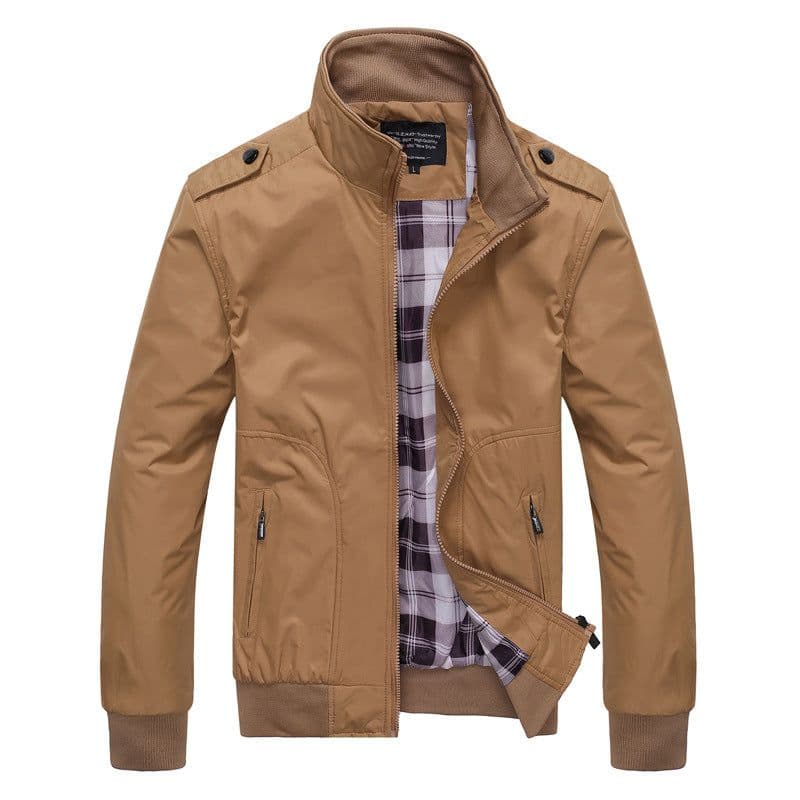 image-Cross-border middle-aged and elderly jacket men's jacket 2018 autumn new men's wholesale jacket thin casual jacket