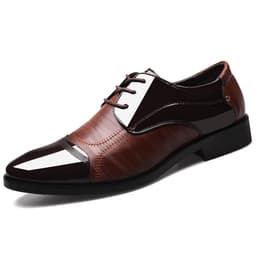 image-2019 new large size men's business suit leather shoes pointed toe men's shoes one pedal casual lazy shoes one drop shipping