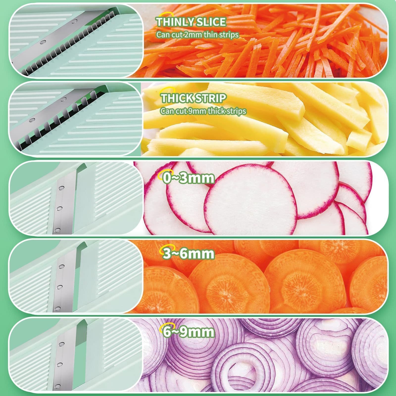image-Household Vegetable Cutting Potato Slicer Shredder Multifunctional Fruit Julienne Slicer Grater With Handle Kitchen Gadgets