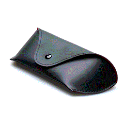 image-Soft bag glasses leather men's leather myopia folding glasses box sunglasses glasses frame storage box sunglasses