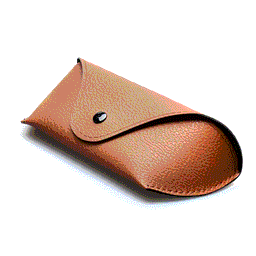 image-Soft bag glasses leather men's leather myopia folding glasses box sunglasses glasses frame storage box sunglasses