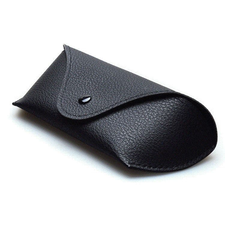 image-Soft bag glasses leather men's leather myopia folding glasses box sunglasses glasses frame storage box sunglasses