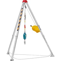 image-VEVOR Confined Space Rescue Tripod Kit - 8' Legs, 2600 lbs Winch
