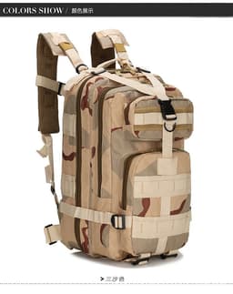 image-Tactical Camouflage Backpack - 20-35L Unisex Outdoor Travel Bag