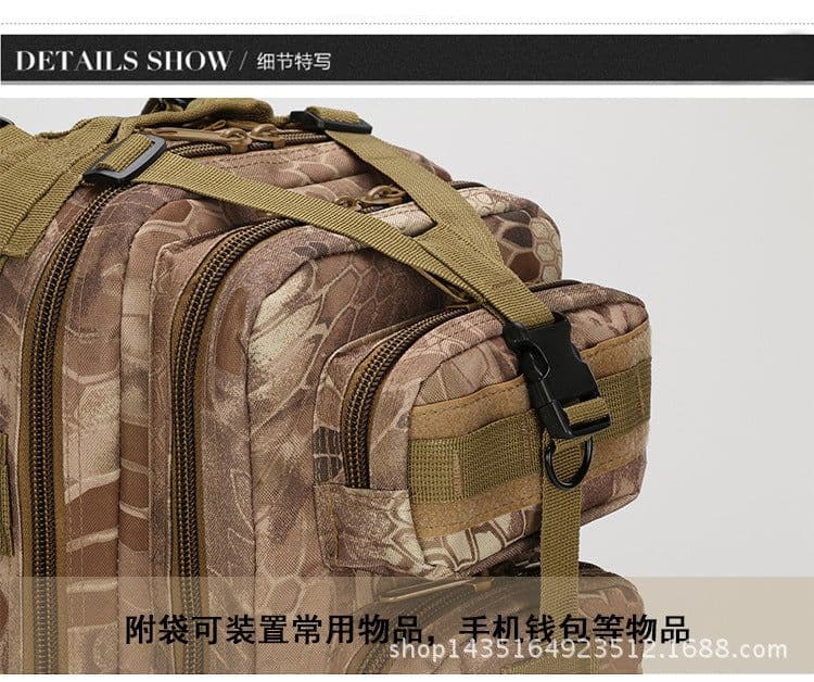 image-Tactical Camouflage Backpack - 20-35L Unisex Outdoor Travel Bag