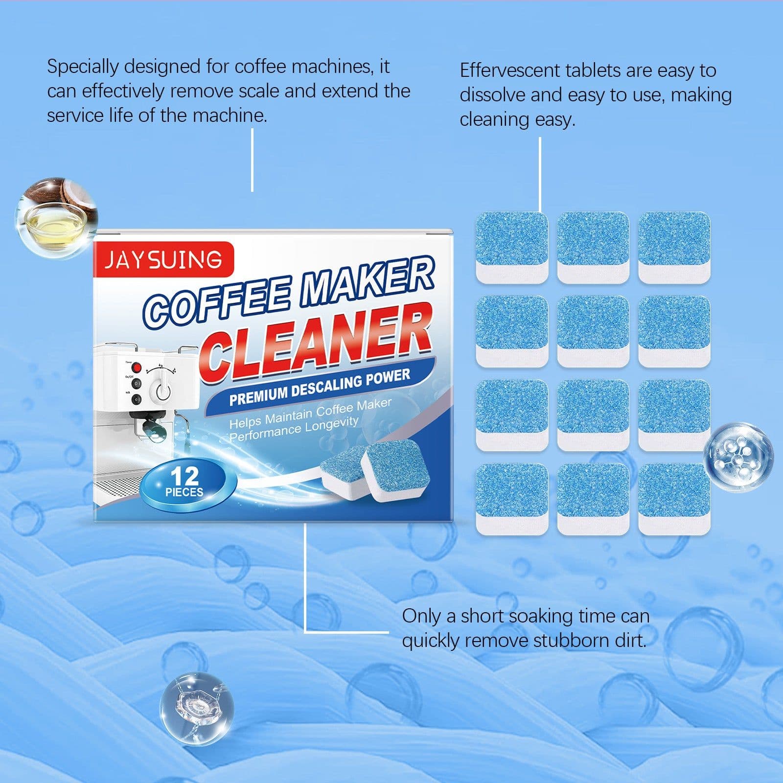 image-Clean Scale Stain Stainless Steel Coffee Machine Strainer Clean Sheet
