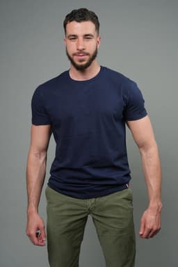 image-T-shirt bleu nuit