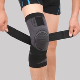 image-Sports knee pads outdoor compression riding knee wear-resistant breathable sports knee manufacturers custom LOGO