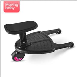 image-Second child artifact double child baby stroller child auxiliary pedal slippery baby travel trailer small tail car