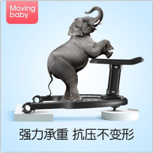 image-Second child artifact double child baby stroller child auxiliary pedal slippery baby travel trailer small tail car