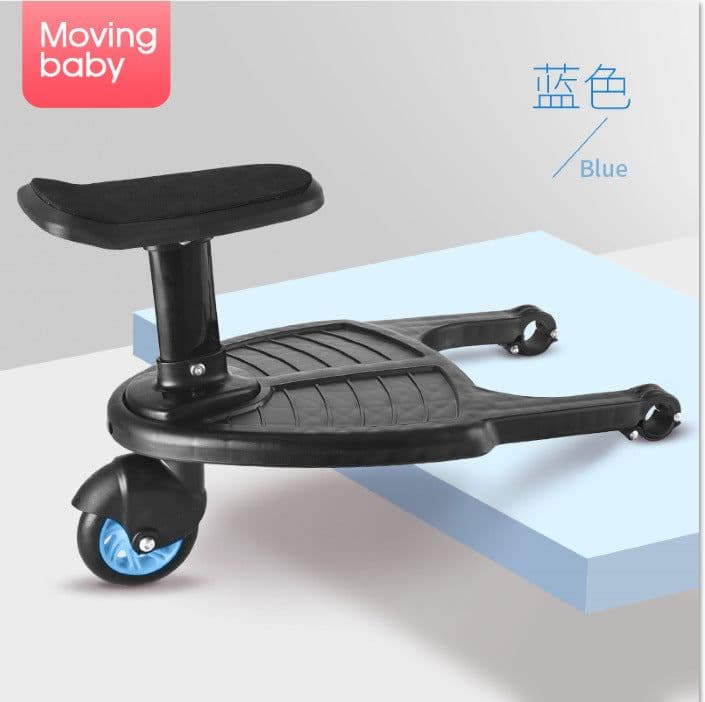 image-Second child artifact double child baby stroller child auxiliary pedal slippery baby travel trailer small tail car
