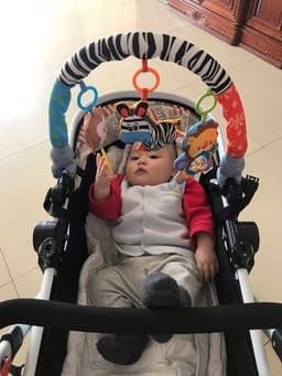 image-Baby Stroller Clip Car Hanging Plush Pendant