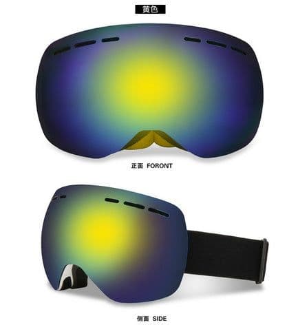 image-Ski Goggles,Winter Snow Sports Snowboard Goggles with Anti-fog UV Protection for Men Women Youth Snowmobile Skiing Skating mask