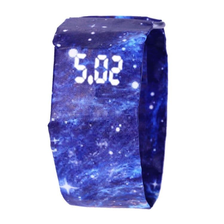 image-New style paper watch LED white light creative men and women cajiso black technology vibrato 36 colors optional spot wholesale