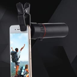 image-2000x25 HD Monocular Telescope Mini Portable Mobile Phone Telescope With Holder Outdoor Camping Hunting Birdwatching Telescopes