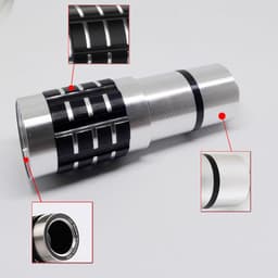 image-12 times telescopic lens universal collar clip cell phone accessories 12X high-definition outdoor filming long coke