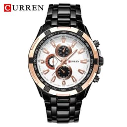 image-CURREN 8023 Quartz Watch Men Waterproof Sport Military Watches Mens Business Stainless Steel Wristwatch Male Clock reloj hombre
